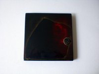 Chronos 4.Contre-plaqu&eacute;. 15x15 cm.