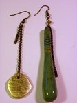 "Goutte". Base Fimo. Glyc&eacute;ro. Or jaune.
