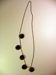 "Ponctuation 3". Base Fimo. Pigments. Cuivres.